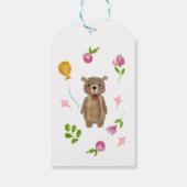 パワティ！野生動物子供の誕生日 ギフトタグ (裏面)