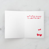 パワドンメゴールデンレトリエバーパピーバレンタイン シーズンカード (内部)