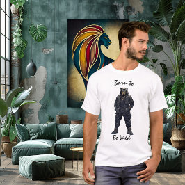 パワフルワイルドタクティカルベアTシャツ Tシャツ