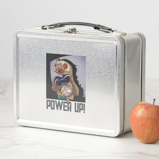 パワーおもしろいアップ!テレビゲームコンソールの漫画 メタルランチボックス (インサイチュ)