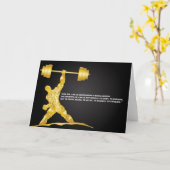 パワーと強さ カード (黄色い花)