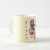 パワーのブラスト絵を描・オブ・ベルギーマリノワ・マグ コーヒーマグカップ (正面左)