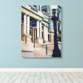 パワーの柱、ワシントンDc キャンバスプリント (インサイチュ (ウッドフロア))