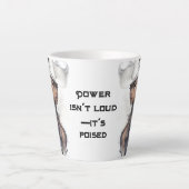 パワーは大きくない。電撃だ カフェラテマグ (正面)