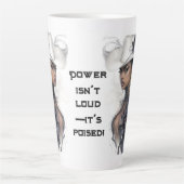 パワーは大きくない。電撃だ カフェラテマグ (正面)