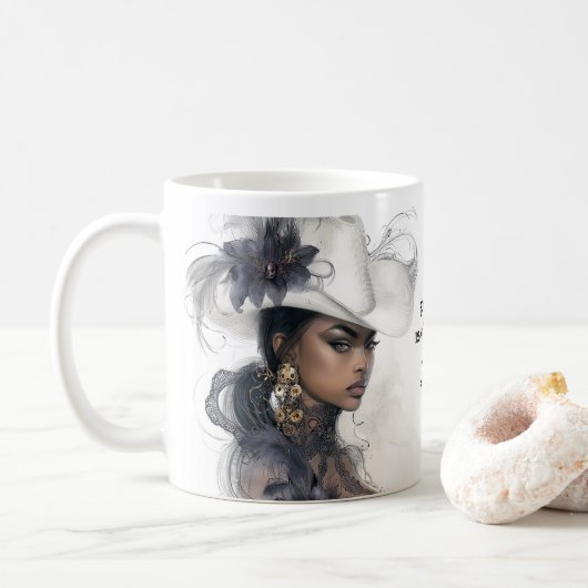 パワーは大きくない。電撃だ コーヒーマグカップ (ドーナツ)