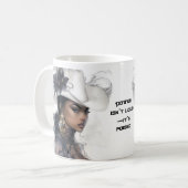 パワーは大きくない。電撃だ コーヒーマグカップ (正面左)