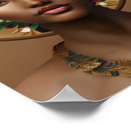 パワーへの痛み |アフリカ系アメリカ人クイーン ポスター (角)