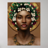 パワーへの痛み |アフリカ系アメリカ人クイーン ポスター (正面)