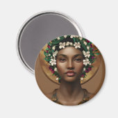 パワーへの痛み |アフリカ系アメリカ人クイーン マグネット (正面/裏面)