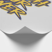 パワーやる気を起こさせる稲妻ボルト ラッピングペーパー (角)