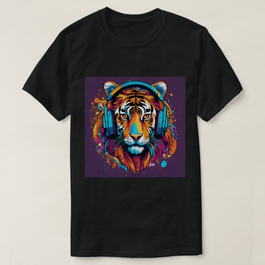 パワーを解き放つ:タイガー魔法Tシャツ Tシャツ (デザイン正面)