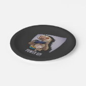 パワーアップ!漫画おもしろいスロース遊のビデオゲーム ペーパープレート (アングル)