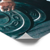 パワーウエイトリフティングジムのヘルス ポスター (角)