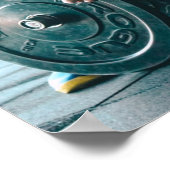 パワーウエイトリフティングジムのヘルス ポスター (角)