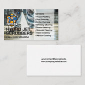 パワーウォッシャークリーニング舗装 名刺 (正面/裏面)