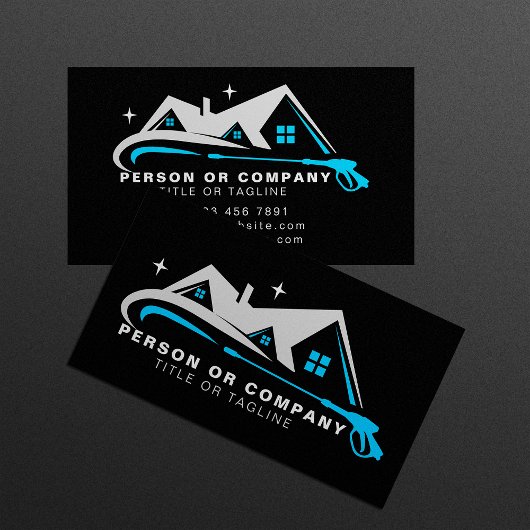 パワーウォッシャーハウスクリーニング圧力洗浄 名刺