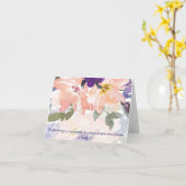 パワーウォーターの精神カラーフローラChristian Note C カード (黄色い花)