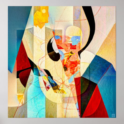 パワーカップル – キャンバスアートプリント ポスター (正面)