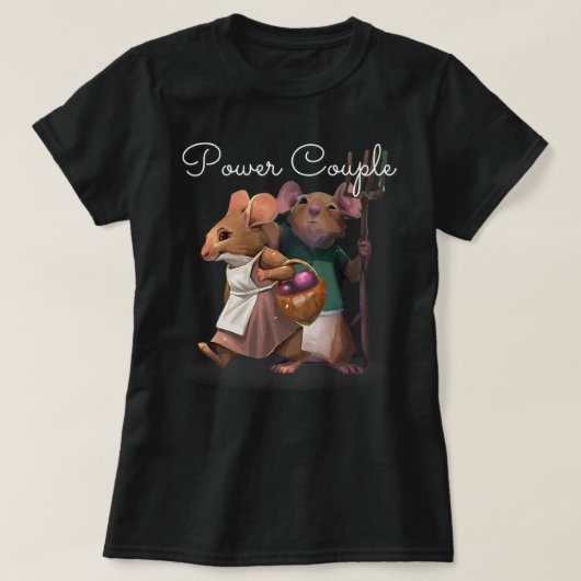 パワーカップル – Everdellボードゲーム Tシャツ (デザイン正面)