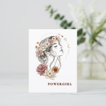 パワーガール - 花の女性、強さと自己愛