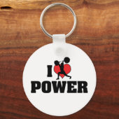 パワーキーチェーンが大好き キーホルダー (正面)
