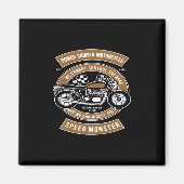 パワークルーザーのオートバイのスピードモンスター マグネット (正面)