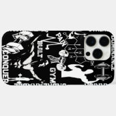 パワーグリップフォン黒いケースのベニーダンベルデザイン Case-Mate iPhoneケース (裏面 (横))