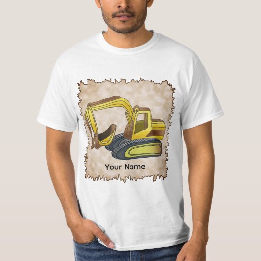 パワーショベル Tシャツ (正面)