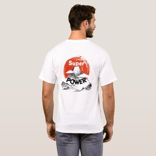 パワージすごいムTシャツ Tシャツ (裏面フル)