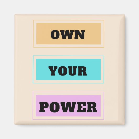 パワースクエアマグネットを所有する マグネット (正面)