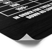 パワースナッチの強度基準 – ジムやる気を起こさせる ポスター (角)