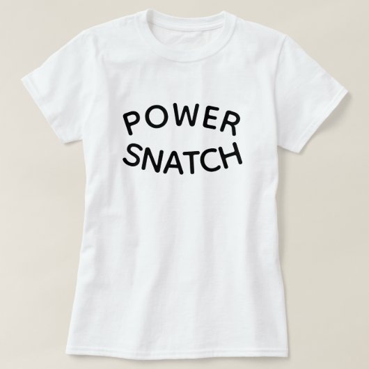 パワースナッチ Tシャツ (デザイン正面)