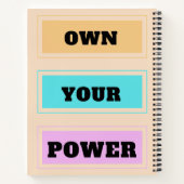 パワースパイラルノートブックを所有する ノートブック (裏面)