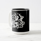 パワータイプグラフィの向上 ツートーンマグカップ (正面左)