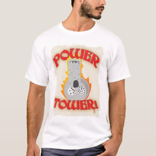 パワータワーボードゲームサイコロデザイン Tシャツ