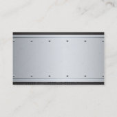 パワードリル |金属製リベット 名刺 (裏面)