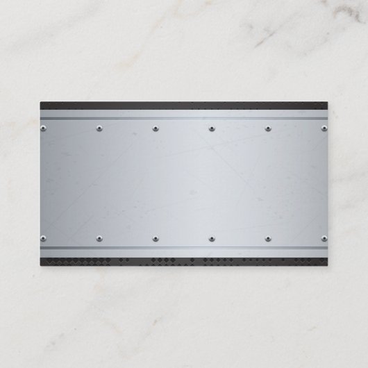 パワードリル |金属製リベット 名刺 (裏面)