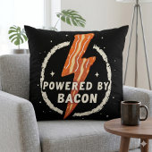 パワーバイベーコンおもしろいレトログルメ美学 クッション