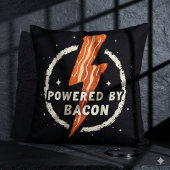 パワーバイベーコンおもしろいレトログルメ美学 クッション