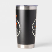 パワーバイベーコンおもしろいレトログルメ美学 保温保冷タンブラー (左面)