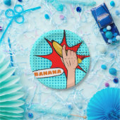 パワーバナナ ペーパープレート (パーティー)