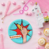 パワーバナナ ペーパープレート (パーティー)