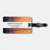 パワーパイロンアットサンセット ラゲッジタグ (裏面横)