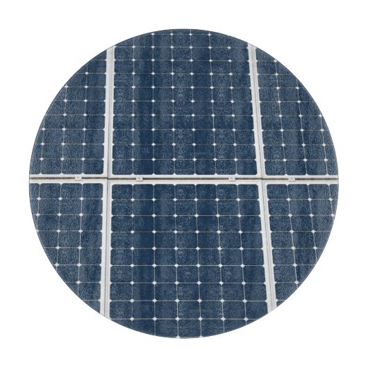 パワーパネル太陽ののイメージおもしろい カッティングボード (正面)