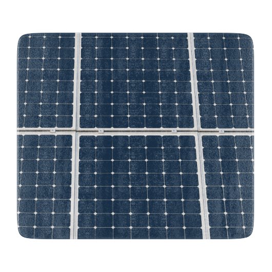 パワーパネル太陽ののイメージおもしろい カッティングボード (正面)