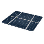 パワーパネル太陽ののイメージおもしろい カッティングボード (角)