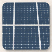 パワーパネル太陽ののイメージおもしろい コースター (正面)