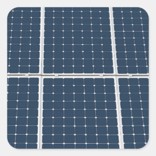 パワーパネル太陽ののイメージおもしろい スクエアシール