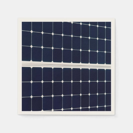 パワーパネル太陽ののイメージおもしろい スタンダードカクテルナプキン (正面)
